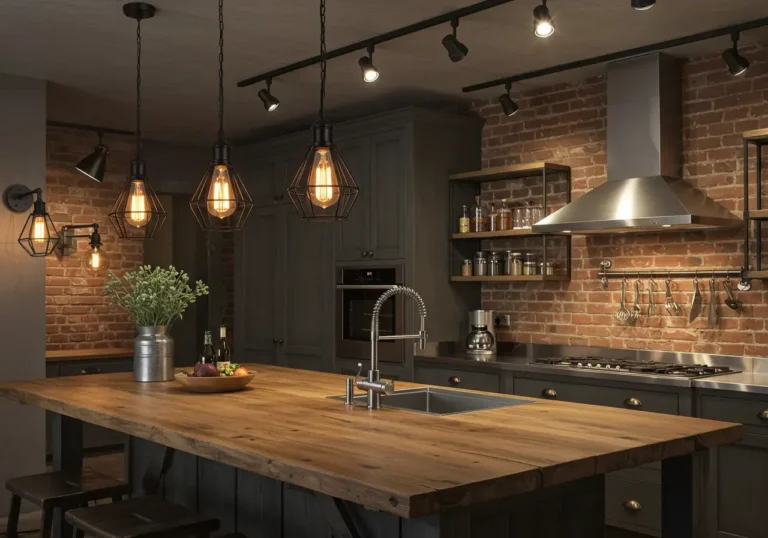 Industrial Kitchen Lighting