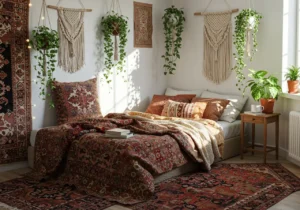 boho bedroom ideas, relaxed vibes
