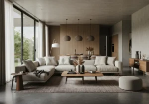 modern living room ideas for open space, modern living room