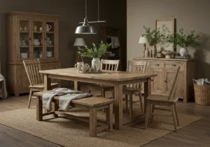 rustic dining room
