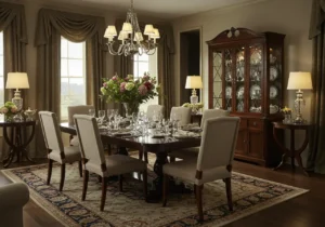 traditional dining room