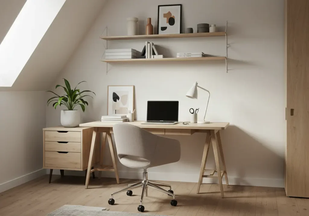 contemporary home office, home office