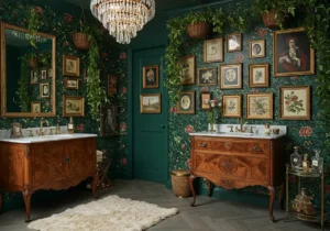 Maximalist Bathroom