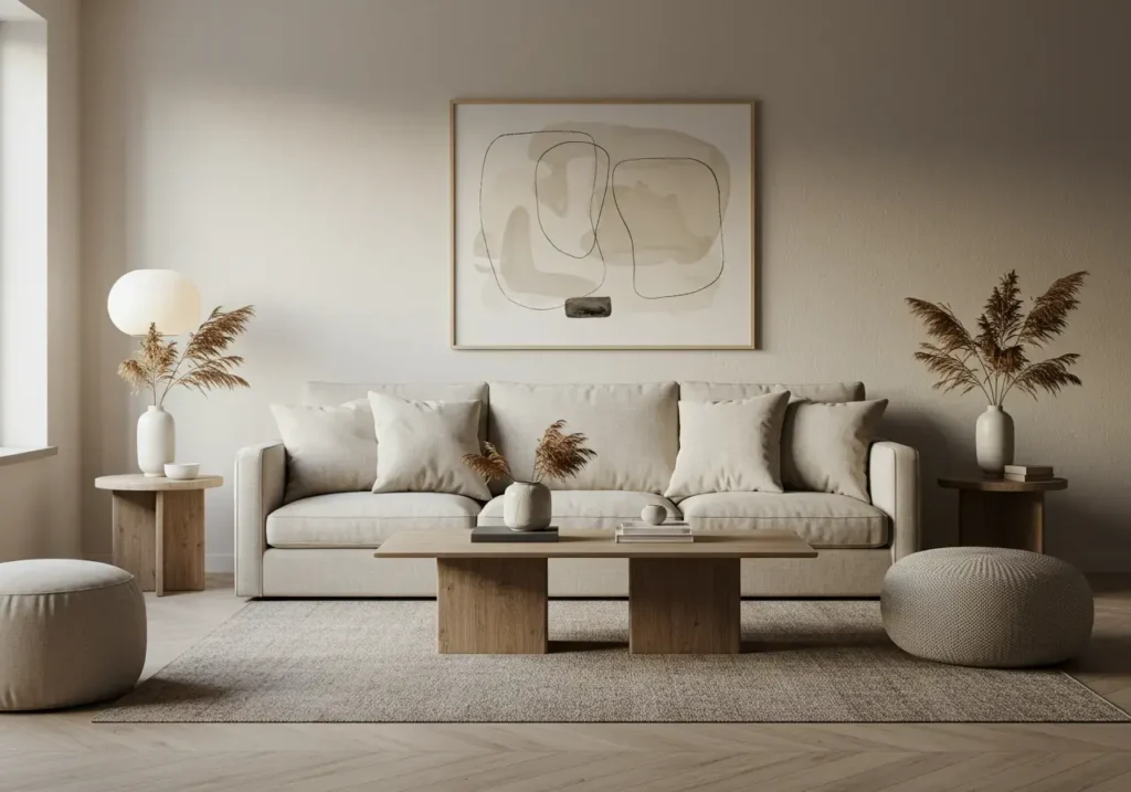 minimalist living room ideas, declutter your space