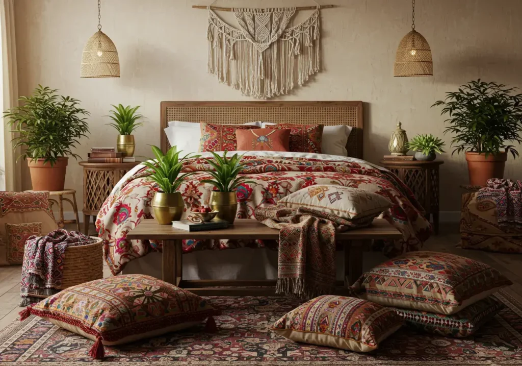 Bohemian Bedroom, bohemian style