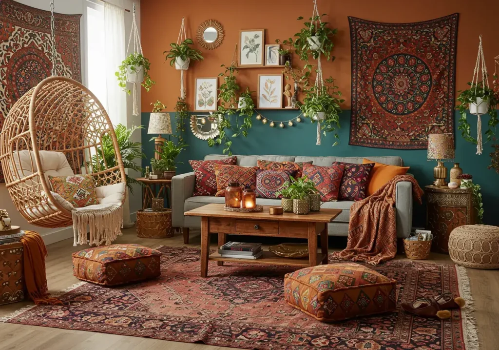 bohemian living room
