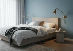 Contemporary Bedroom, peaceful sleep