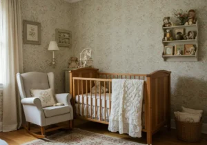 vintage nursery, adorable charm