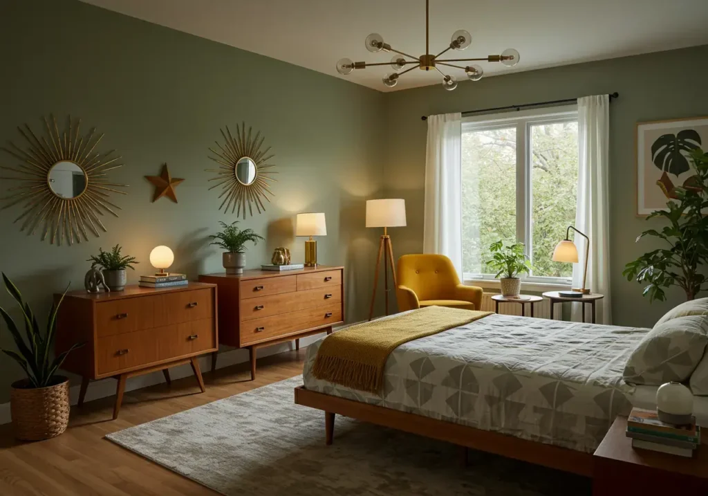 Mid-Century Bedroom Ideas, Retro Charm