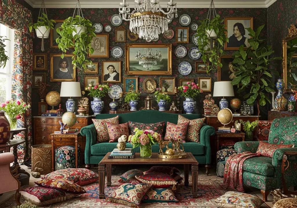 Maximalist Living Room Ideas, vibrant expression