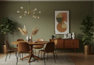 Mid-Century Dining Room Ideas, retro elegance