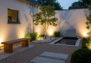 Minimalist Garden Ideas, serene outdoors