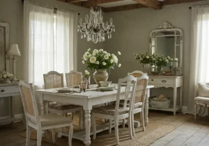 Shabby Chic Dining Room, quaint meals