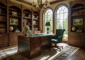 Traditional Home Office Ideas, Classic productivity