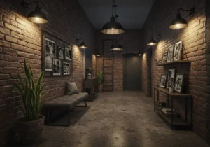 Industrial Hallway, hallway